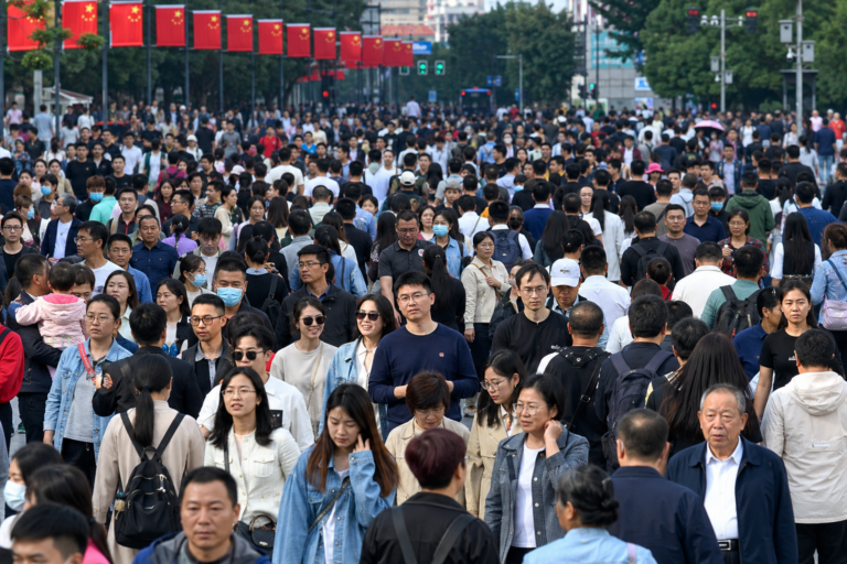 Why is the declining in China’s population now?